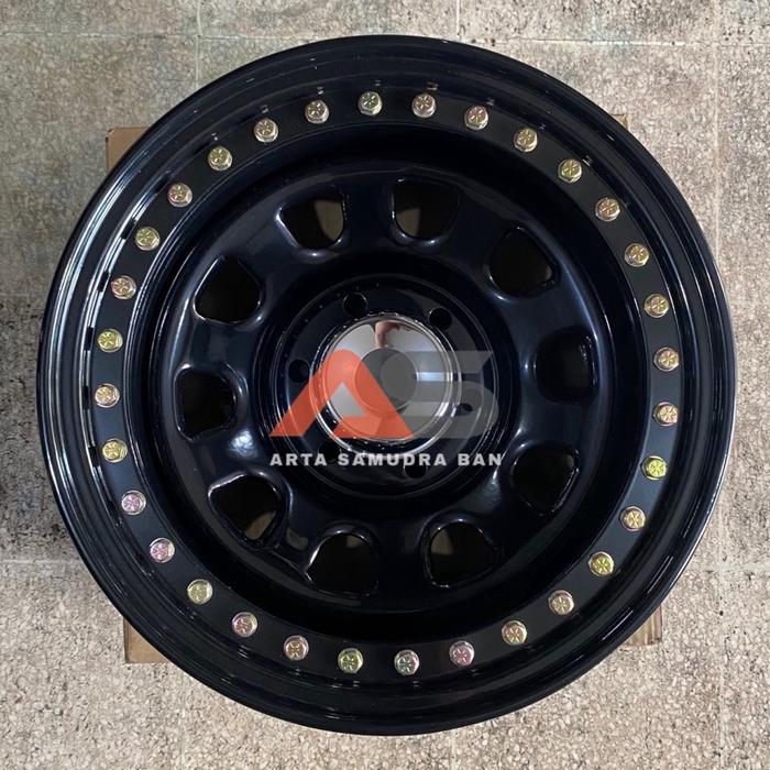 Velg Daytona Besi Steel Beadlock R 16 R16 PCD 6X139 6-139 Land Cruiser Pajero Hilux Fortuner