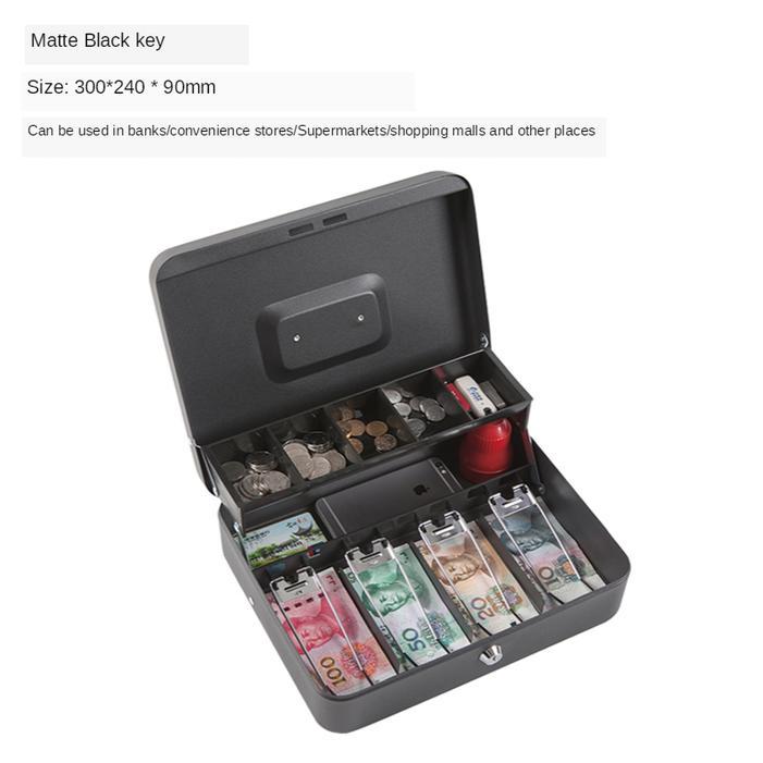 Metal Mini Cash Register Money Box 2 Layers- Kotak Uang Tunai Kasir