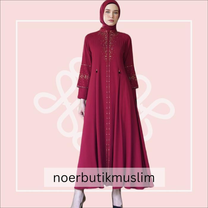 Hikmat Fashion Original A5429 Abaya Hikmat Noerbutikmuslim