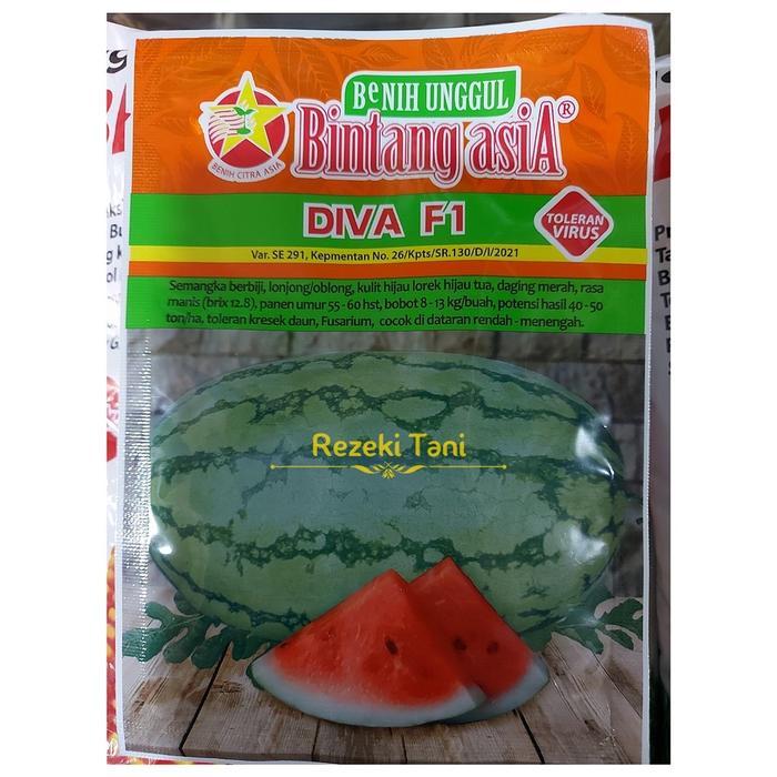 Benih Semangka Inul Lonjong Diva F1 Loreng kemasan 20 gram