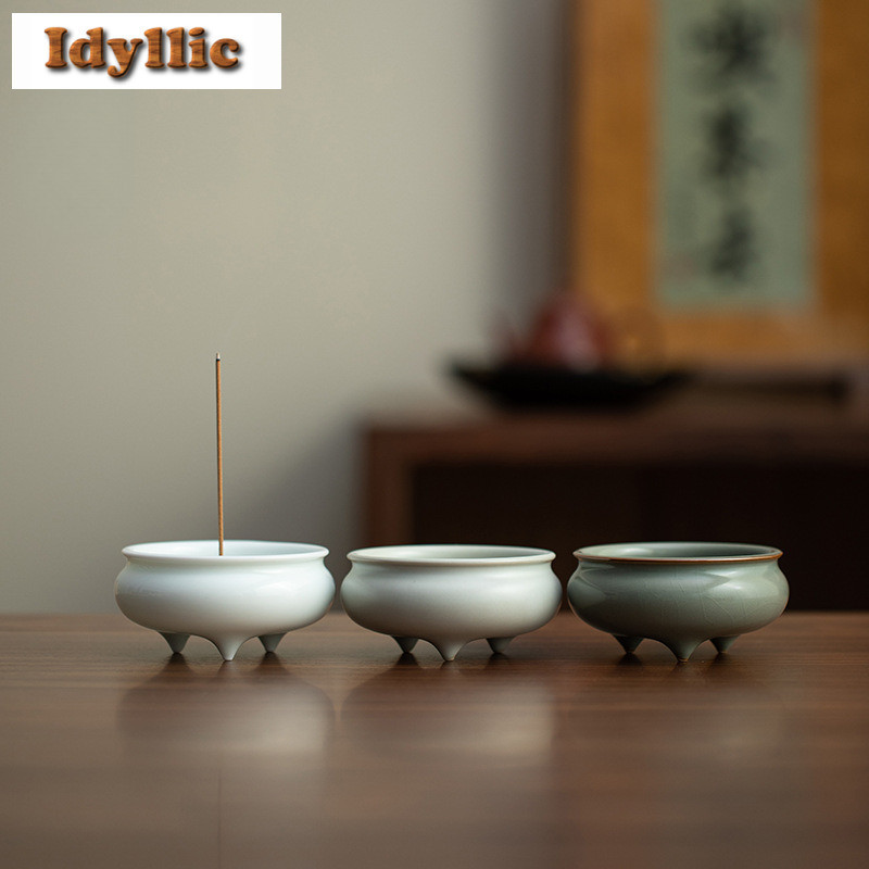 Three Legged Incense Holder Incense Waterfall Incense Burners Aromatherapy Smell Distributor Censer