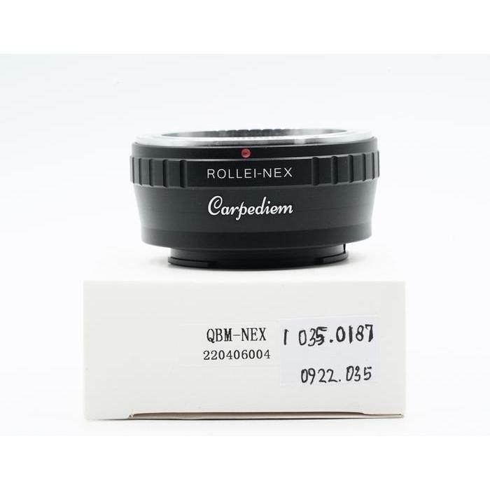 Carpediem Lens Adapter QBM - NEX Lensa Rollei Lenses to Body Camera Sony NEX E Mount rrorless Kamera