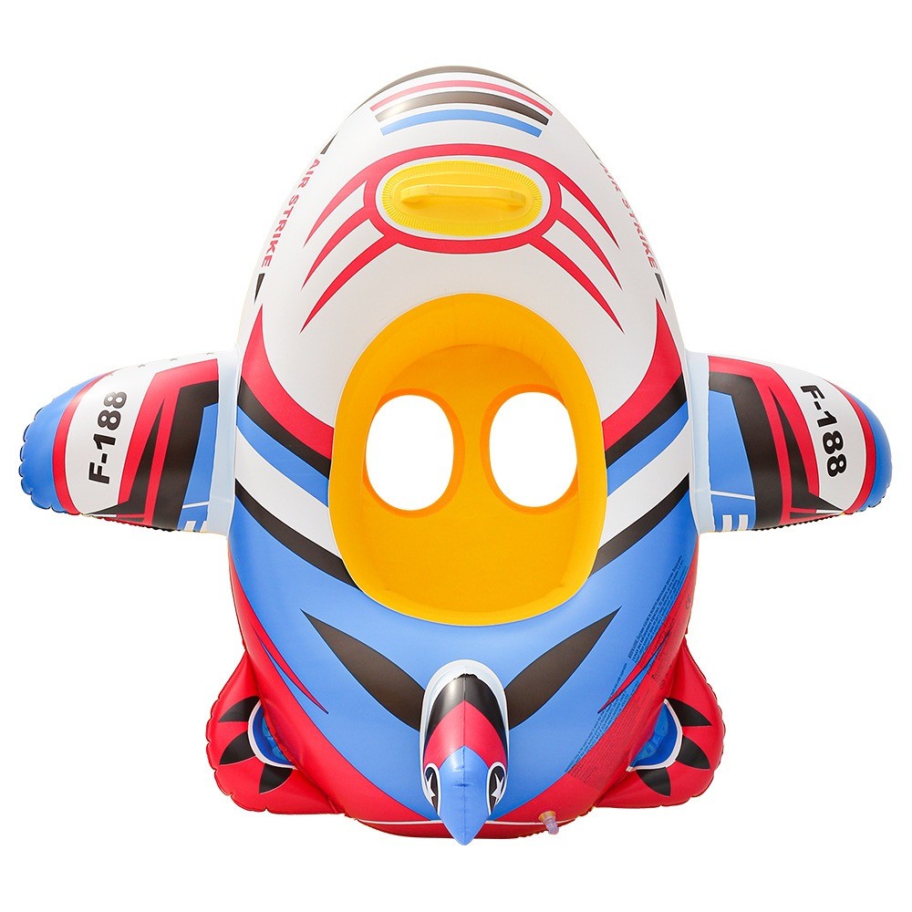Aircraft Shape Baby Swim Ring Circle Seat Inflatable Swimming Circle Tube Design Inflatable Toy Baby