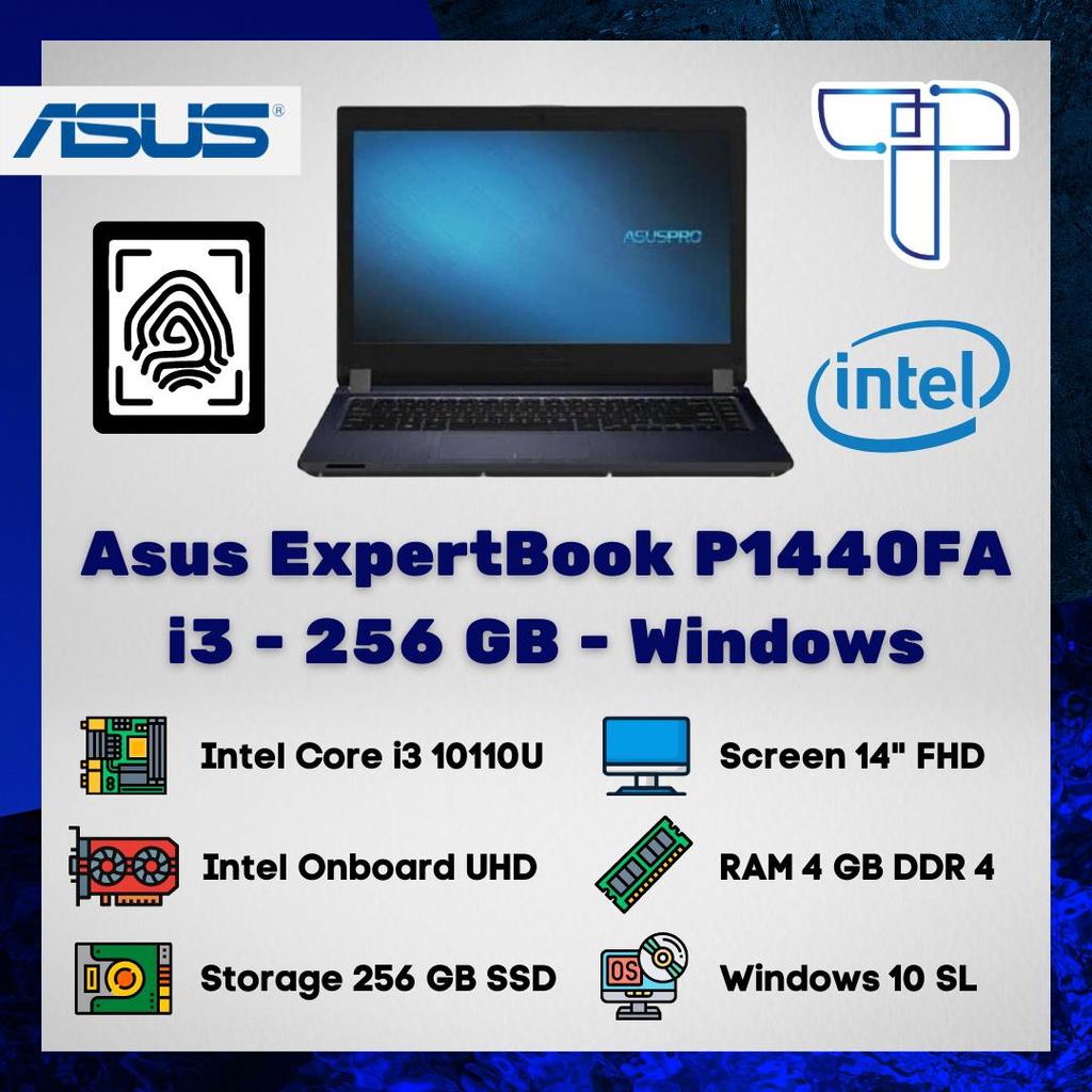 Laptop Notebook Asus Expertbook P1440FA - i3 - 256 GB SSD - Win