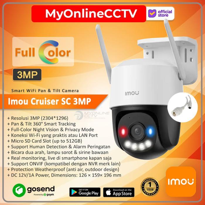 Kamera IP Imou Cruiser SE+ 3MP/5MP K7CP Full Color Night Vision 360° Field of View