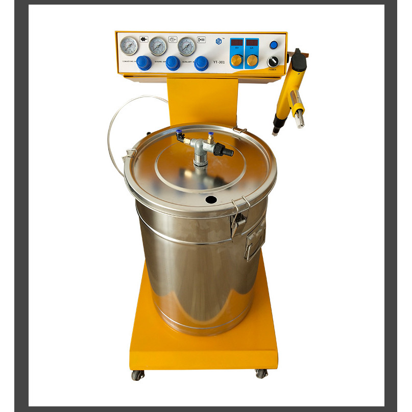 . Portable Powder Paint Experiment System Electrostatic Powder Coating Machine With Electrostatic -
