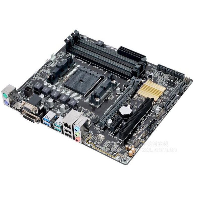 . Amd A88X A88Xm-A/Usb 3.1 Motherboard Used Original Socket Fm2+ Ddr3 -