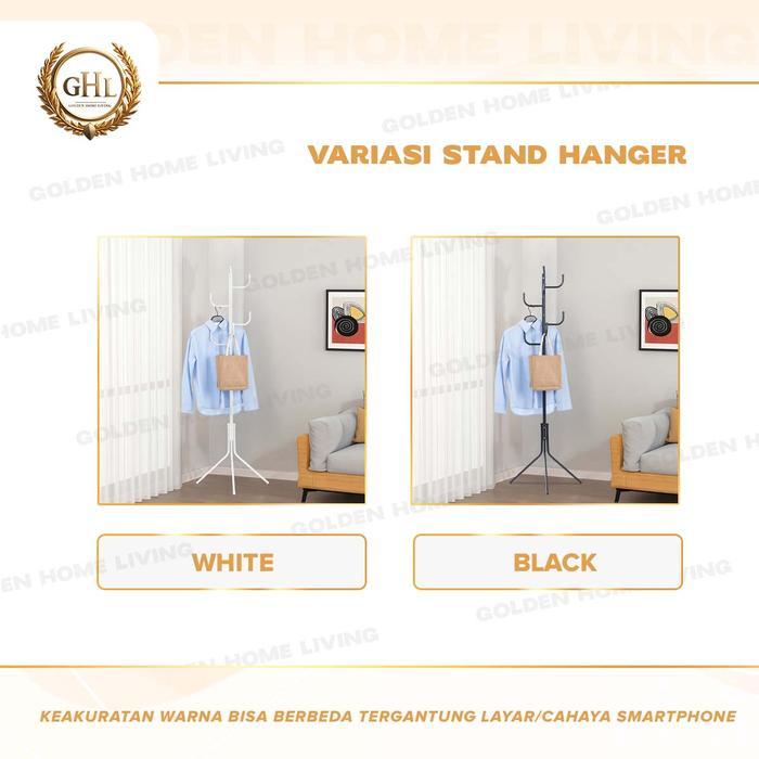 DTG HOME Stand Hanger Praktis Untuk Menggantung Baju Topi Dan Jaket