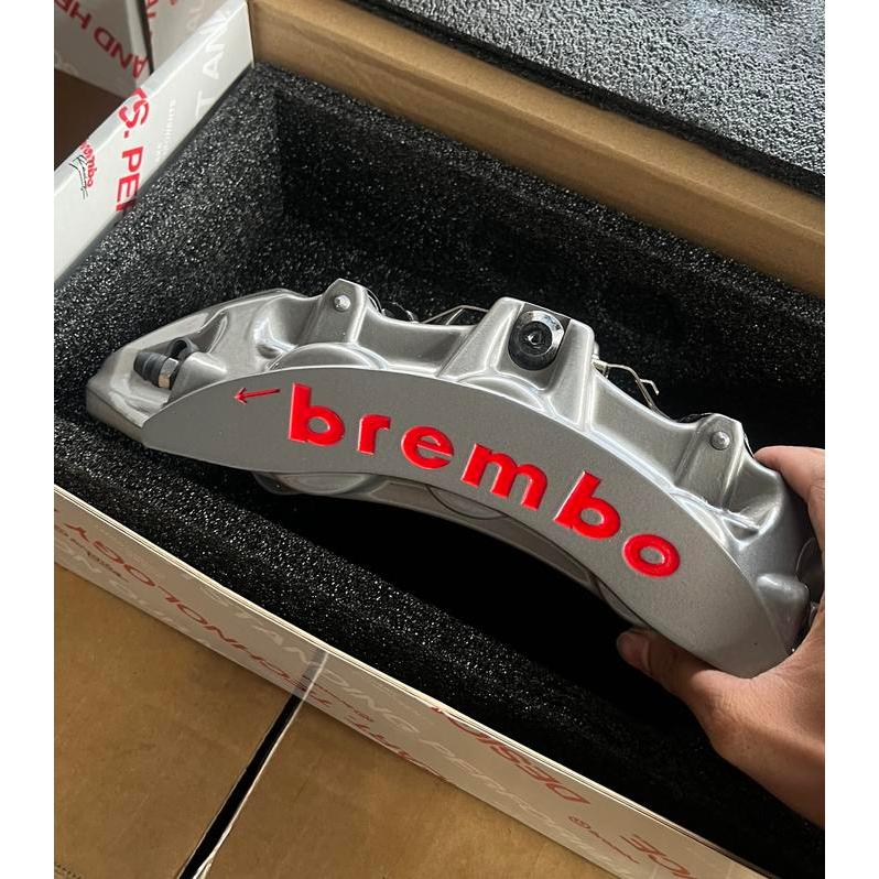 BBK Brembo CTSV 6 Pot 355mm Grey Matte BMW E60 (Pesanan Om Ricco)