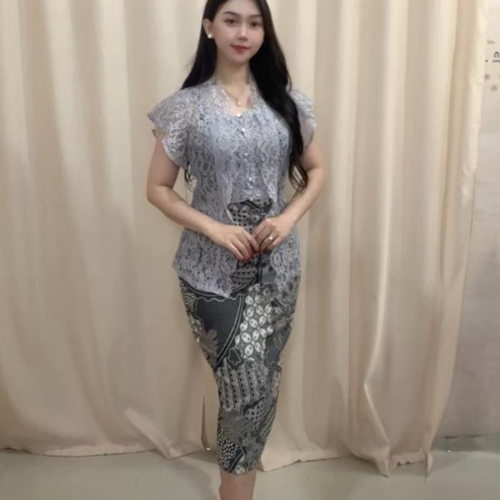 TERLARIS SET KEBAYA NABILA /Dress batik couple /Dress batik duyung /Dress pesta /Dress natal Baju