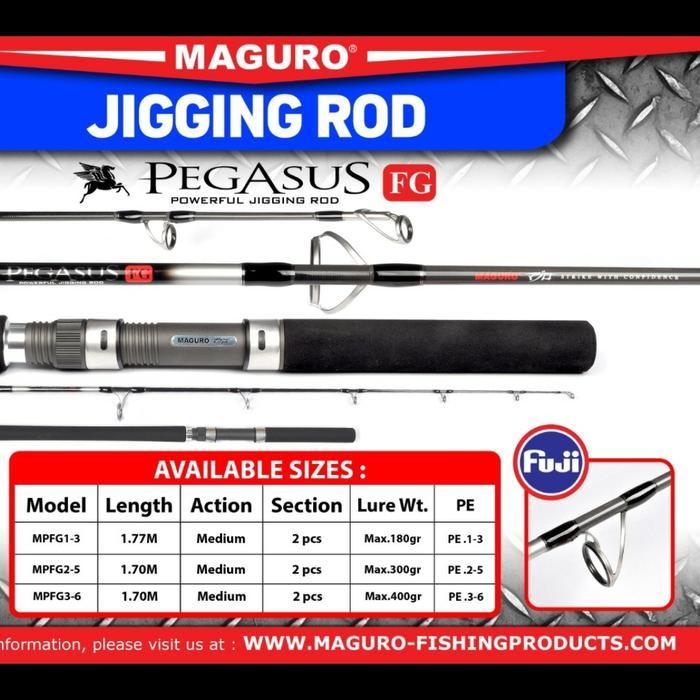 joran maguro pegasus pe 2 5 joran jigging