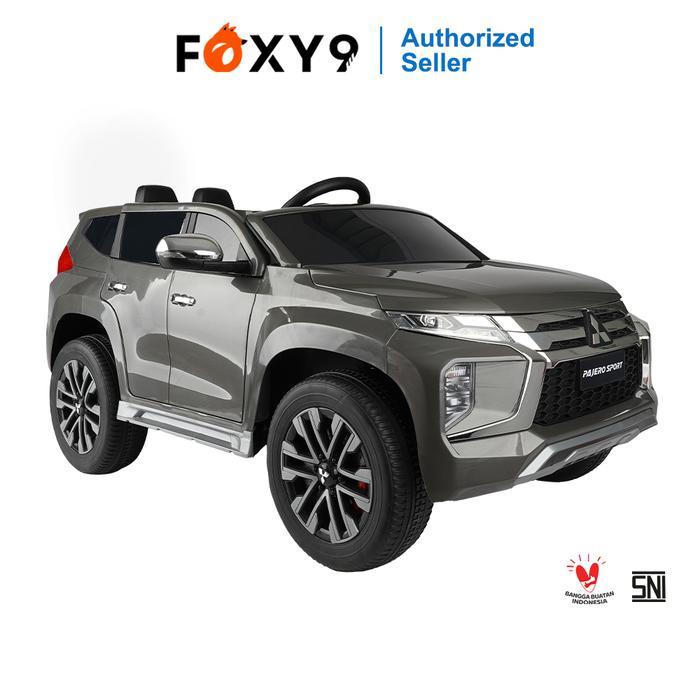 Mobil Aki Anak PMB M8899 PAJERO SPORT Mainan Mobil Mobilan Remot - M8899 PAJERO ABU