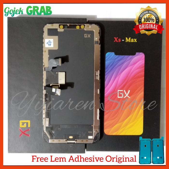 LCD TOUCHSCREEN iPhone XS MAX Kualitas OLED FULLSET 100% Original GX *