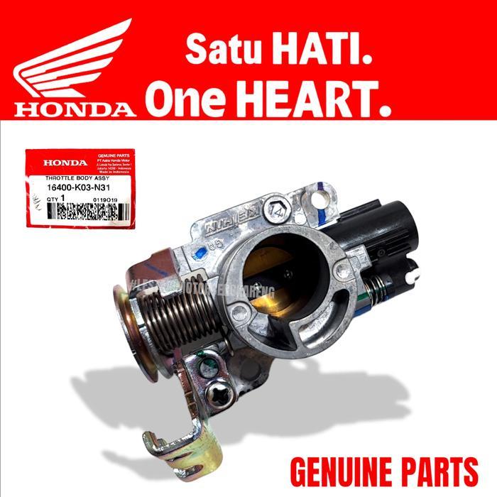 ` THROTTLE BODY KARBURATOR REVO X FIT FI INJEKSI ASLI AHM 100%