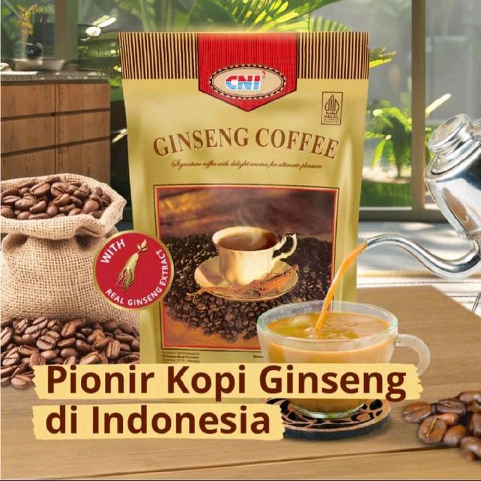 Cni Ginseng Coffee Kopi Ginseng Cni Isi 20 Sachet Tbk