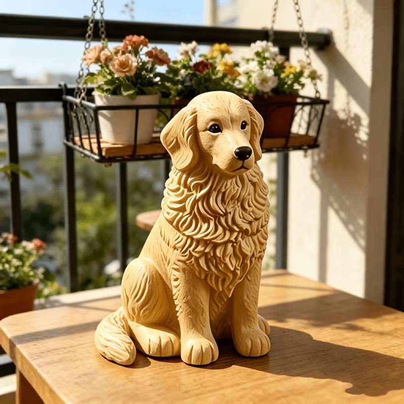 Dog Silicone Mold for Concrete DIY Golden Retriever Samoyed Dachshund Candle Mold Puppy Plaster