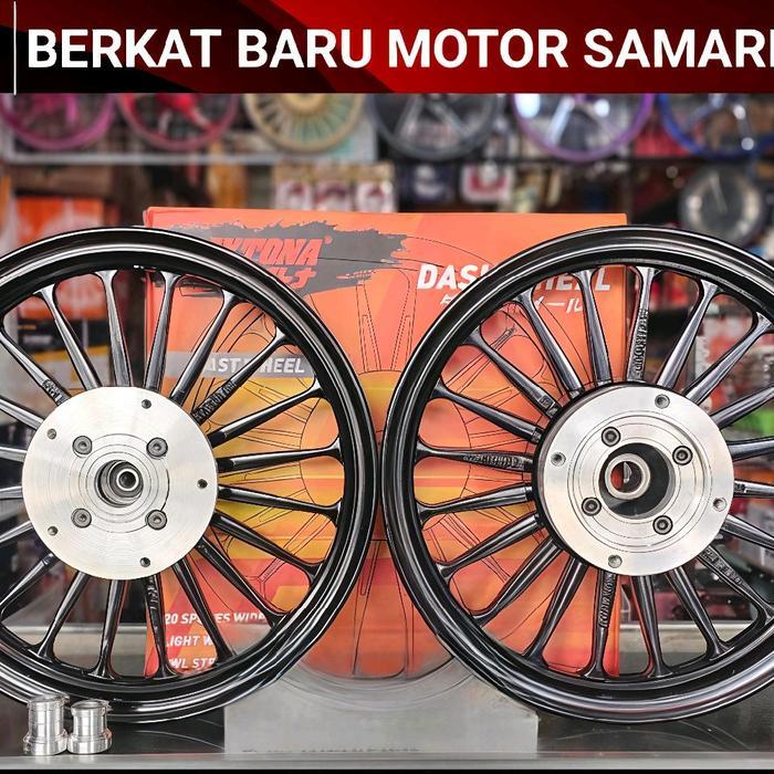 Daytona VELG DAYTONA PALANG 20 PNP PCX 160 ABS DAN CBS Cast Wheel Berkat Baru Motor - BLACK PNP PCX 
