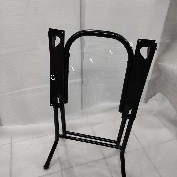 Kaki Meja Lipat Besi Silang