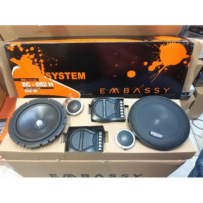 speaker split embasy neodymium 250 watt