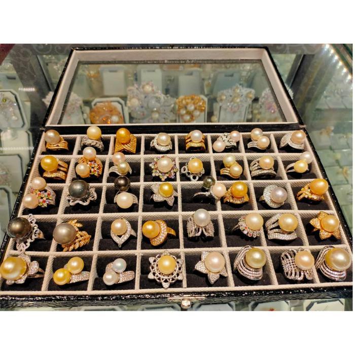 Cincin Mutiara Air Laut Asli / Mutiara Air Laut / Cincin Mutiara