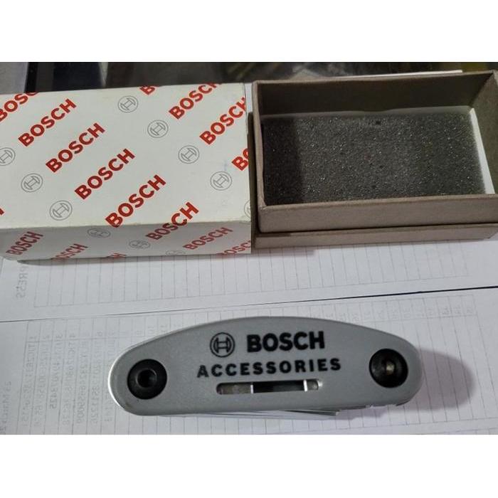 KUNCI LIPAT TOOL KIT SET SEPEDA 16 IN 1 KUNCI L HEX OBENG SOK BOSCH