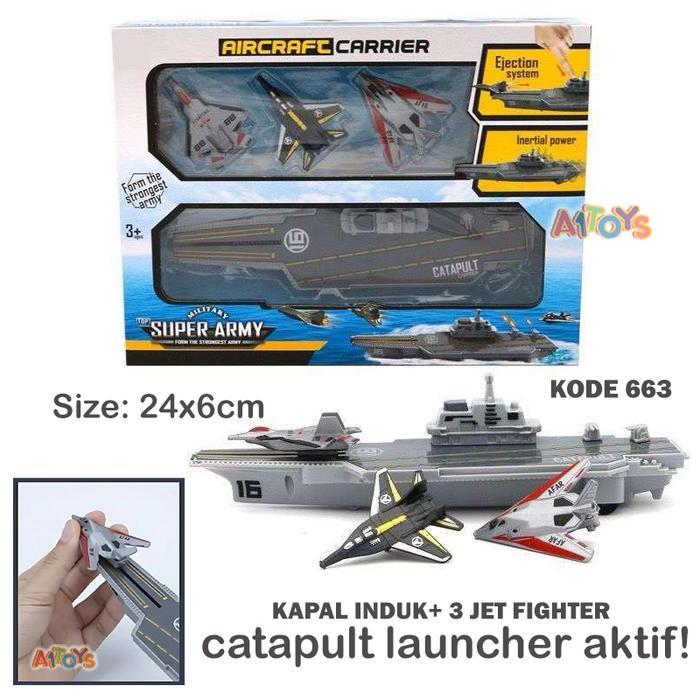 Mainan Kapal Selam Mainan Submarine Mainan Aircraft Carrier Mainan Kapal Induk Mainan Jet Tempur