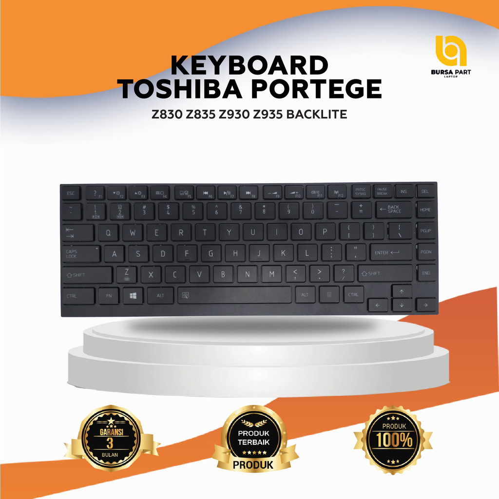Keyboard Toshiba Portege z830 z835 z930 z935 Backlite
