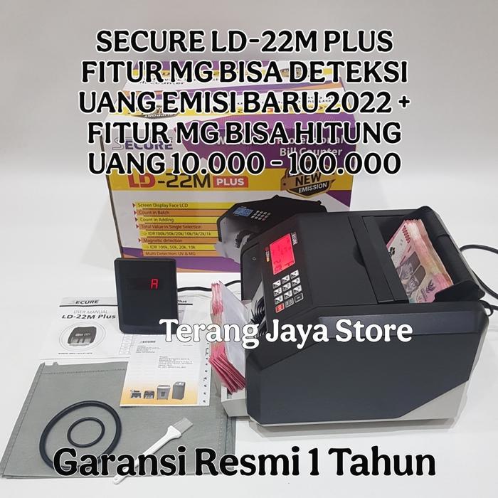Mesin Penghitung Uang Secure Ld-22M Plus Money Counter Secure Ld22M+ Mesin Hitung Uang Secure