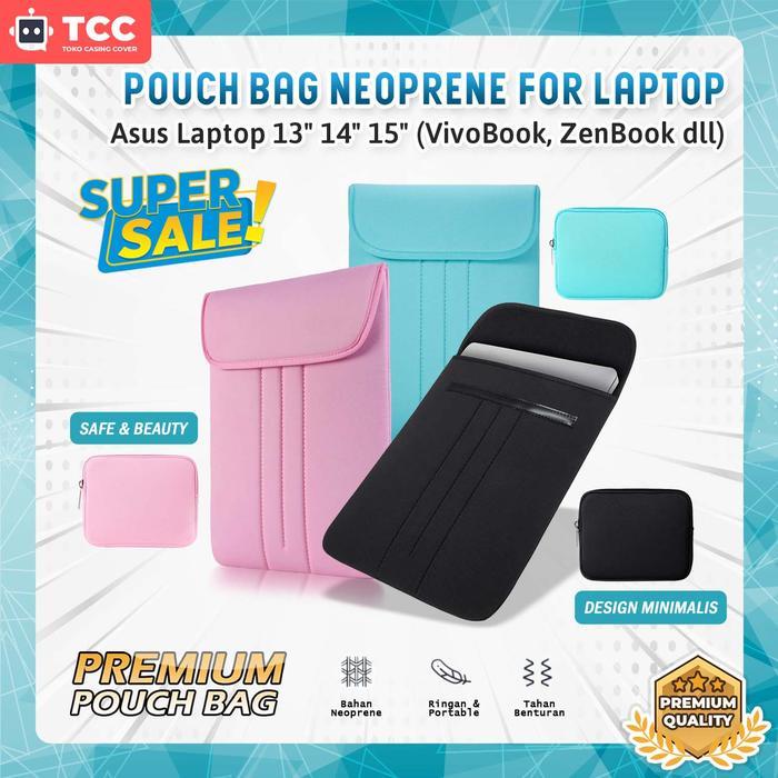 Asus 13 14 15 inch Vivobook Zenbook Sarung Laptop Tas Cover Pelindung