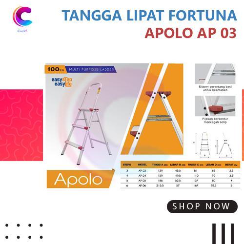Tangga Lipat APOLLO AP 03 FORTUNA Aluminium