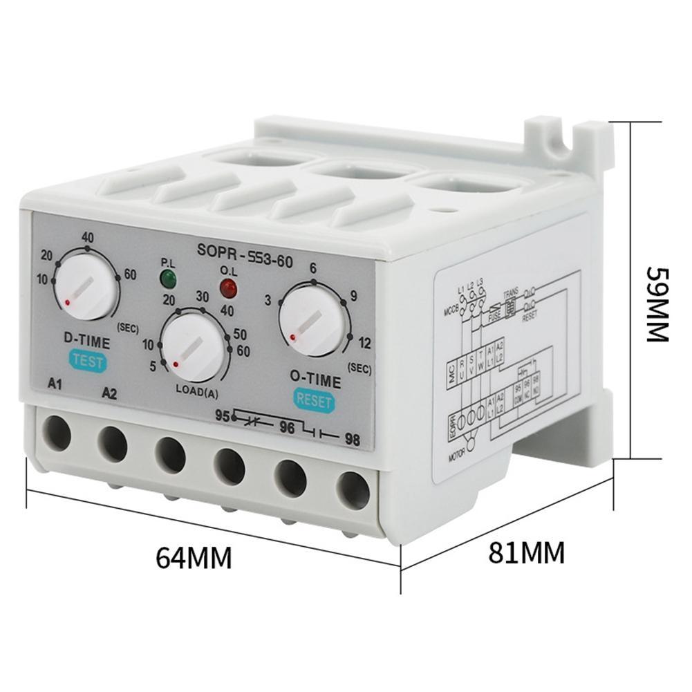 Samwha-Dsp Sopr-Ss3-220 Electronic Overload Relay Motor Protector Thermal Overload Relay