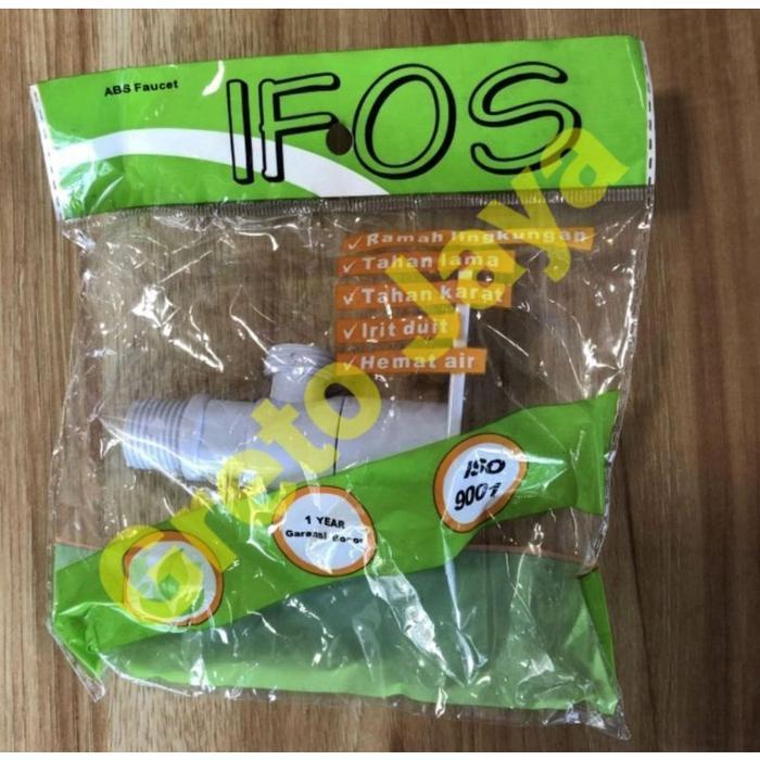 ID KRAN SHOWER PLASTIK LUBANG 1 CABANG KERAN STOP KERAN TOILET CEBOK VALVE WASTAFEL SOWER IFOS