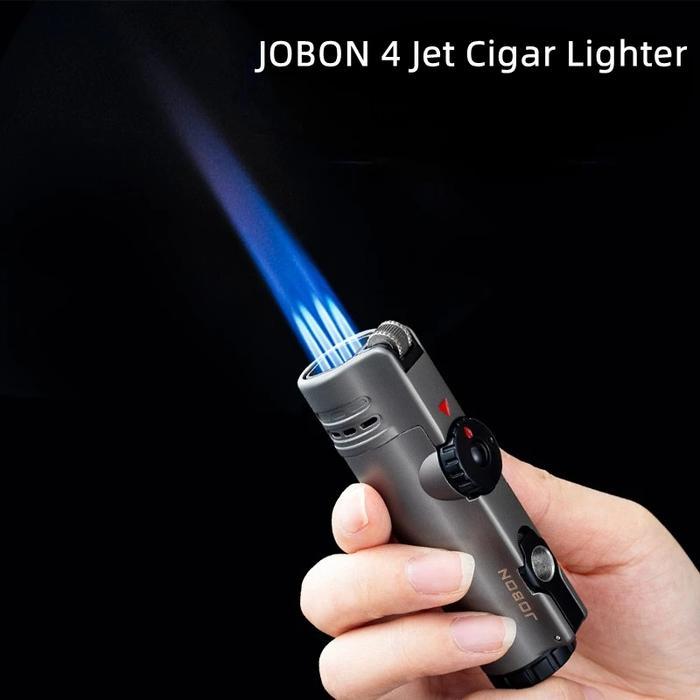 Korek Jobon ZB 321 Lighter 4 Jet Flame With Box