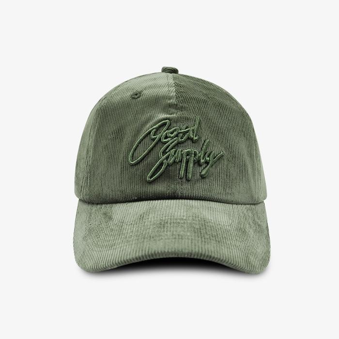 OOTDSUPPLY - Polo Cap Corduroy Signature l Topi baseball Polo Corduroy