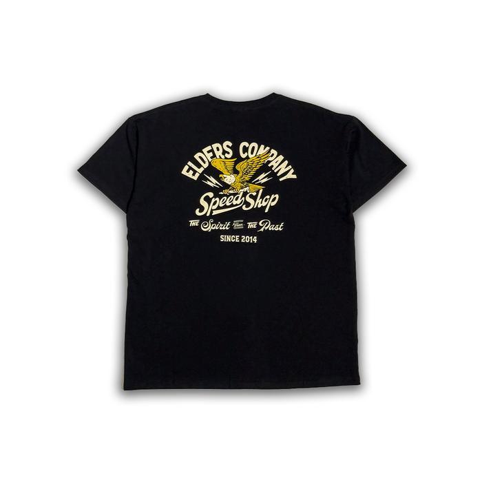 Kaos Lengan Pendek "Elders Company -Eagle Speed Shop " Black