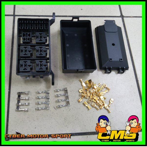 Box tempat sekring dan relay mobil universal. tempat sekring relay.