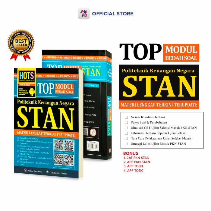 ASLI Buku Pkn STAN / Spmb Pkn Stan / TOP Modul Bedah Soal Politeknik Keuangan Negara STAN / - PB