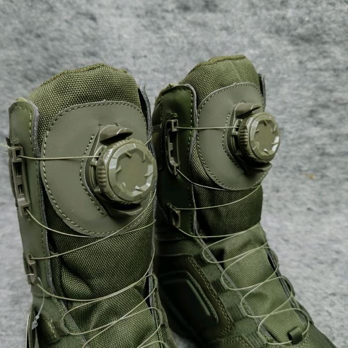 Sepatu PDL SALOMON SWIVEL ROPE 8 BOOTS GREEN Tactical / Sepatu PDL Salomon Hijau Tali Putar