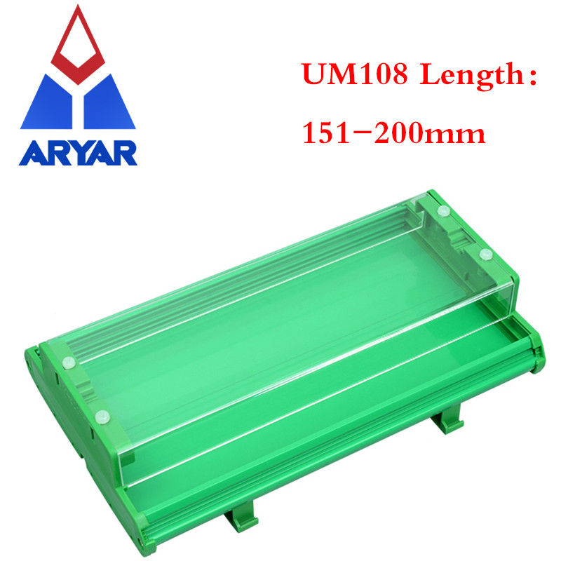 UM108 PCB Length: 151-200mm Pcb pPlastic Instrument Case Enclosure Electronics Case With Flat Cover