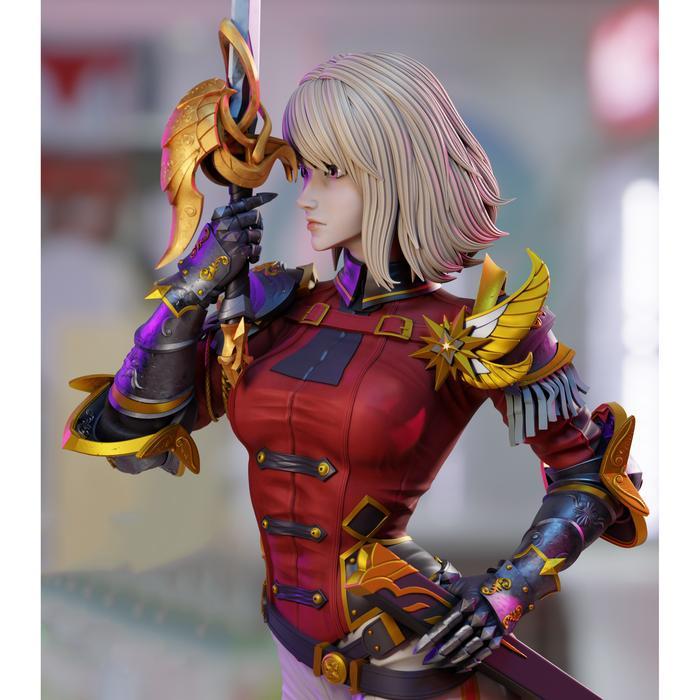 Cha hae-in Solo Leveling Action Figure or Statue 3D Print Resin