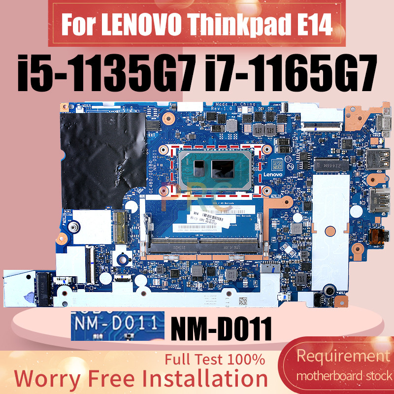 . For Lenovo Thinkpad E14 Laptop Motherboard Nm-D011 Srk04 I5-1135G7 -
