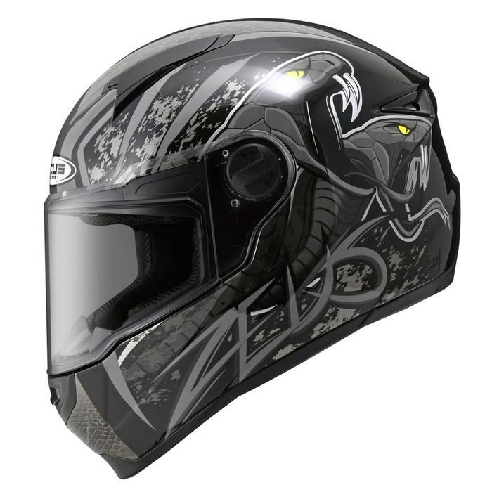ZEUS ZS811C Z811C AL48 BLACK/DSIL FULL FACE
