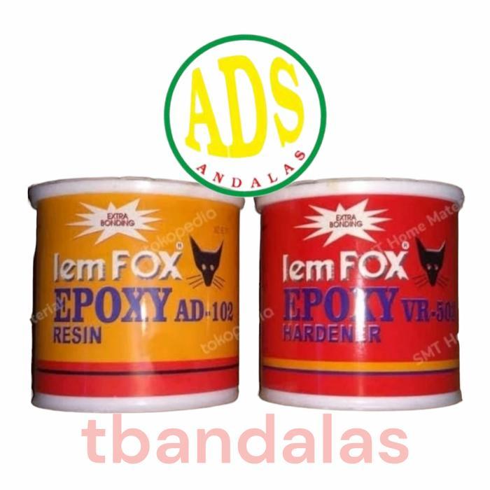 Lem Besi Lem Plastik Steel Lem Epoxy Fox Hardener Resin Ad 102