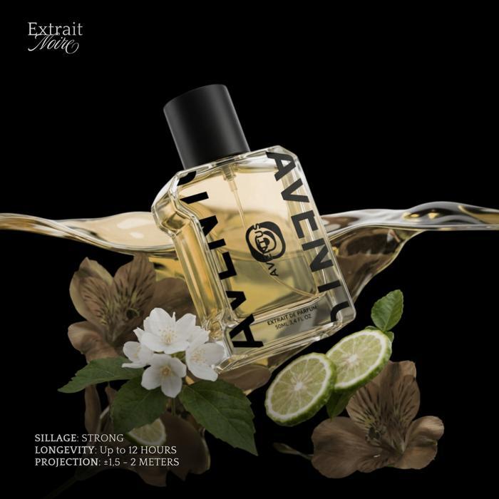 Aventus Extrait de Parfum Pria Tahan Lama Seharian Indoor Outdoor Extrait Noire by PVJ