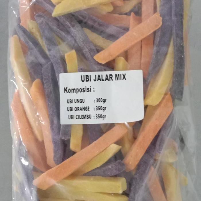 Frozen Sweet Potato Fries/Ubi Jalar Mix/Ubi Goreng 1 kg