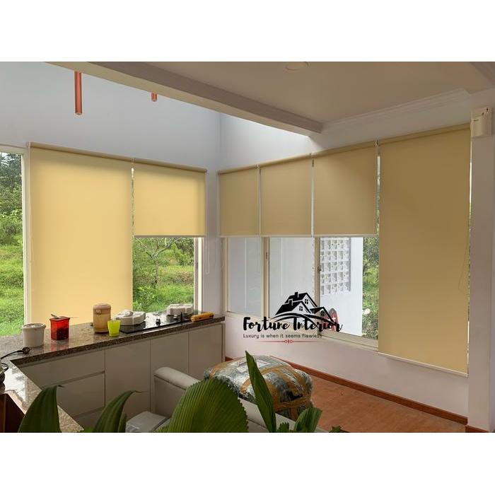 NEW Kerai tirai Jendela gulung roller blind horizontal vertikal (TERMURAH) Diskon