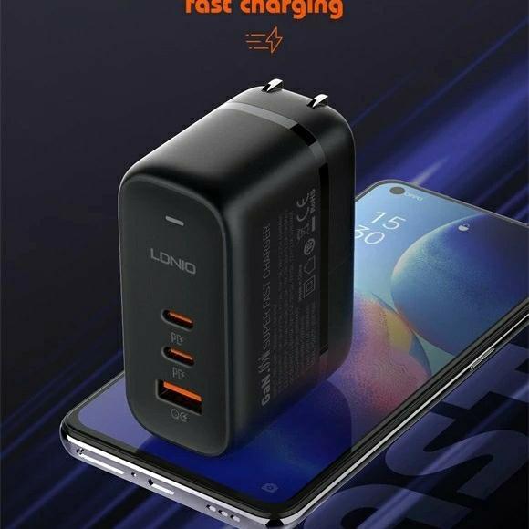 Ldnio Q366 65W Gan Super Fast Charger Adapter Original #Gratisongkir