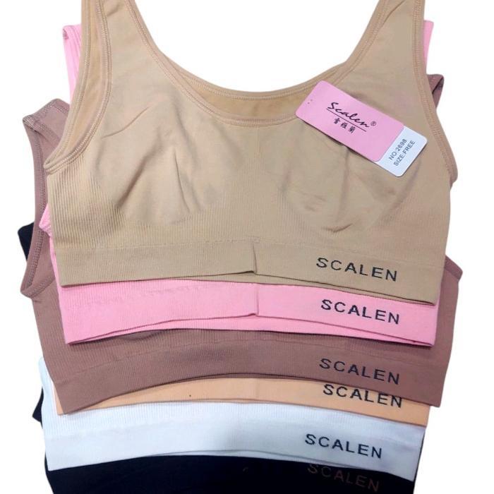 [3Pcs] Miniset Scalen-Miniset Dewasa Remaja Bahan Rajut Spandex Melar Art 2698 Fashion - Anak
