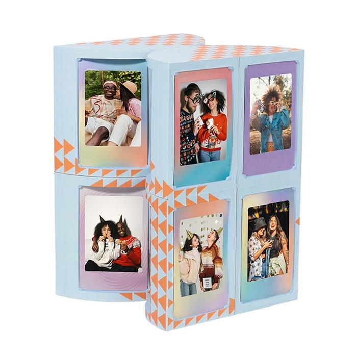 Photo Magic Cube Diy Rak Album 24 Foto 2R / Instax Mini / Polaroid Frame Stand Fascinated