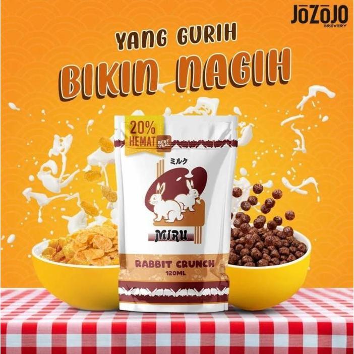 BV MIRU CREAMY RABBIT CRUNCH MILKY CHOCO CRUNCH 60ML X 2 PCS BY JOZOJO